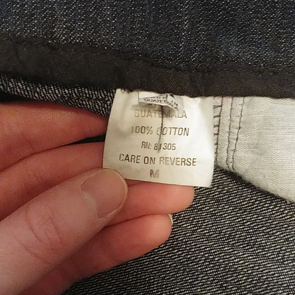 Earthbound Patterned Jean Shorts - Picture 3 of 4